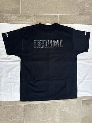 Resident Evil T-Shirt XL EB GAMES Capcom VTG Authentic Promo Sony PS2 Ultra Rare - Image 1 of 4