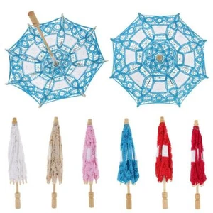 Elegant Lace Wedding Parasol for Bride and Flower Girls - Picture 1 of 28