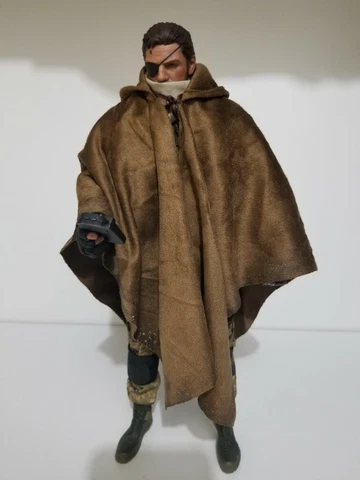 E2-09 1:6 Scale Brown Old effect Cape cloak gown model For 12" Male & Female Bod Cover