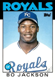 Bo Jackson 86 Topps Tr # 50T One Of His "True" Rookie 'ERROR' Cards - Bild 1 von 1