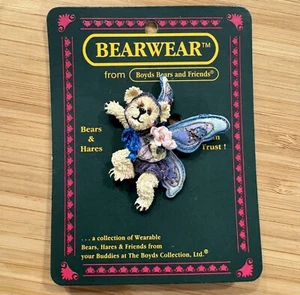 Boyd's Bears Bearwear Collection Schmetterling 26144 Pin Brosche Harz 2000 Vintage HTF - Bild 1 von 6