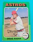 1975 Topps  165 Doug Rader Houston Astros Baseball Card H5