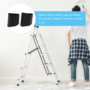4 Pcs Ladder Feet Protector Furniture Table Feet Furniture Rubber Feet Sleeve - Picture 1 of 11