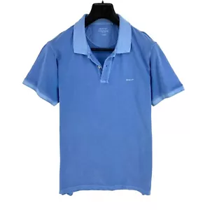 GANT Herren Blue Sun Gebleicht Pique Polohemd Größe XL - Bild 1 von 10