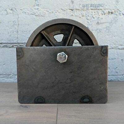 6  V Groove 7/8  Iron Steel Caster Metal Gate Wheel With Optional Box • 35$