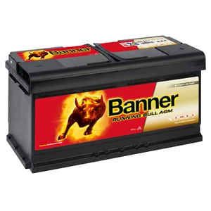Banner Vliesbatterie AGM Running Bull 95AH Wohnmobil Boot Solar Batterie 59201 - Bild 1 von 4