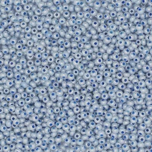 Cuentas de semillas de vidrio perla azul checo 12/0 - Imagen 1 de 1