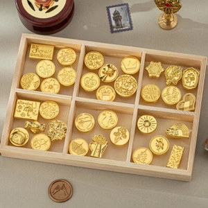 DIY Wax Seal Stamp Metal Head Sealing Stamper For Wedding Party Invitation Cards - Picture 1 of 63