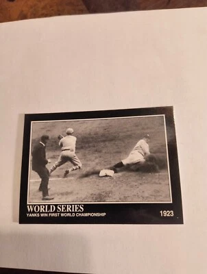 BABE RUTH 1992 MEGACARDS THE BABE RUTH COLLECTION #35 FREE SHIP - Image 1 of 2