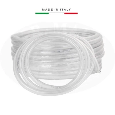 TUBO PVC CRISTAL TRASPARENTE Ø 5X8 IRRIGAZIONE GIARDINO ACQUARIO - Immagine 1 di 2