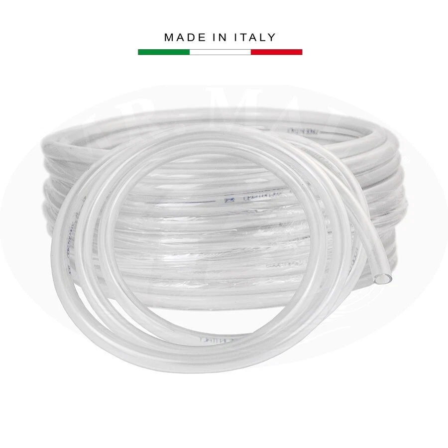 TUBO PVC CRISTAL TRASPARENTE Ø 8X11 IRRIGAZIONE GIARDINO ACQUARIO - Immagine 1 di 2