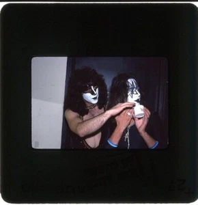 KISS Original Photo 35mm Slide Ace Eric 1980 Kids People Too Unmasked Album #2 - Picture 1 of 3