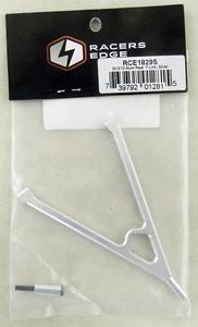 SCX10 Aluminum Rear Y-Link (Silver) - Racers Edge #RCE1829S - Picture 1 of 2