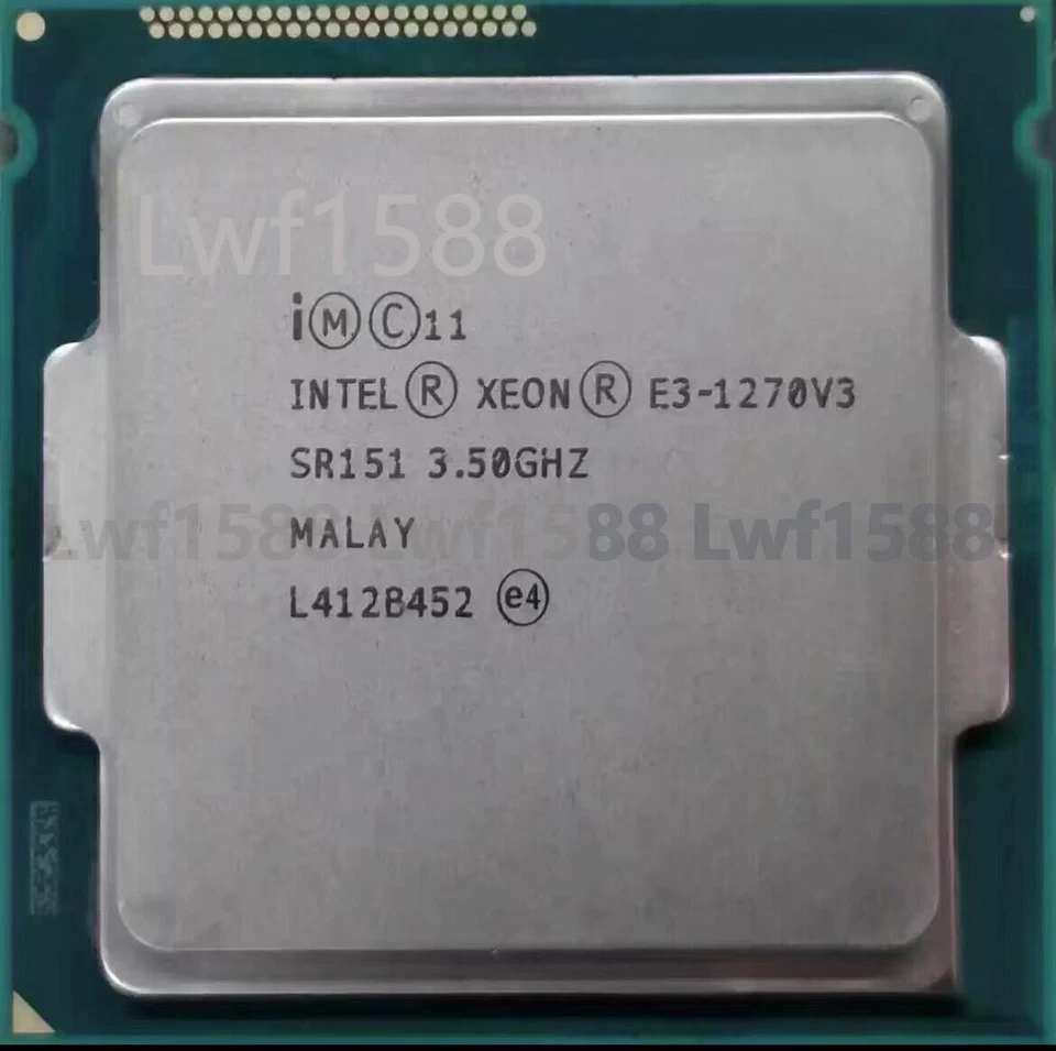 Intel Xeon E3-1270 V3 LGA 1150 3.5GHz quad-core 8-thread 8MB 3-level cache CPU  - Image 1 of 1