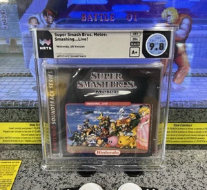 2004 Nintendo Gamecube Super Smash Bros. Melee Soundtrack CD WATA 9.8 A+ Sealed - Picture 1 of 14