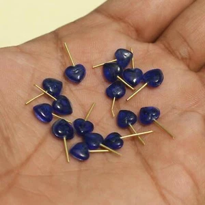 Cuentas loreales de vidrio corazón de 6 mm - Imagen 1 de 8