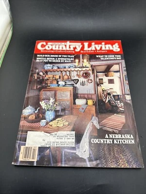 Country Living Magazine Feb 1987 A Nebraska Country Kitchen - Image 1 of 2