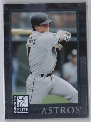 1998 Donruss Elite Baseball Card #48 Craig Biggio HOF - Image 1 of 2