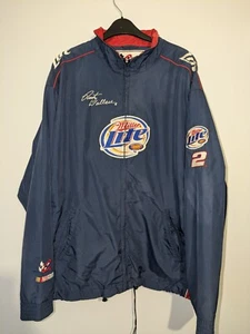 NASCAR Chase Authentics Jacket Men’s Large Miller Lite Rusty Wallace Embroidered - Picture 1 of 18