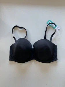 NWT! DORINA Women's Sz 36DD Michelle Strapless Light Padded Underwire Bra Black - Picture 1 of 6