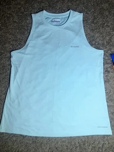 Women's Columbia Large River Chill Refresh Tank Top Mint Green MSRP $35 - Picture 1 of 9