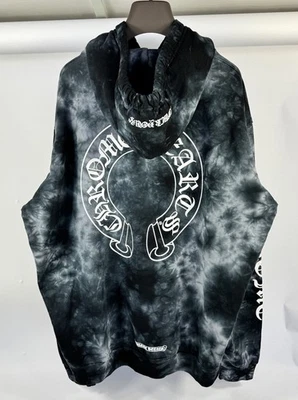 Corazones cromados - Sudadera con capucha con estampado de logotipo Talla: XL Foto 1 de 4