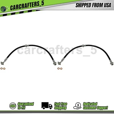 2 mangueras hidráulicas de freno delantero para Mercury Villager 1999-2002 3,3 L Foto 1 de 4