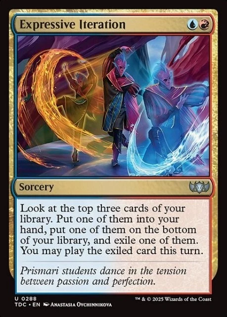 MTG - EXPRESSIVE ITERATION - Tarkir Dragonstorm Com (U) - Image 1 of 1