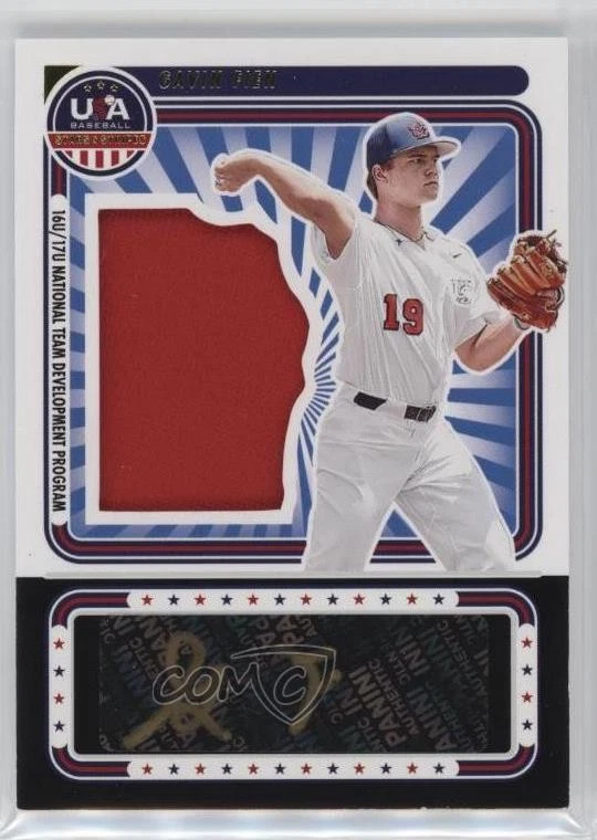 2024 Stars and Stripes USA Signatures Silhouettes Black Gold /49 Gavin Fien Auto - Image 1 of 2