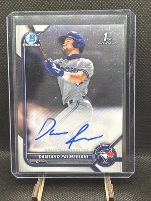 2022 Bowman Damiano Palmegiani Chrome Prospect Auto Blue Jays 🔵🔴 - Image 1 of 2