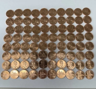 10 Complete Sets 80 PCS Lincoln 2009 Cent Penny P & D Mint, Uncirculated - Image 1 of 4