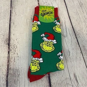 The Grinch Bioworld Christmas Crew Socks NWT - Picture 1 of 5