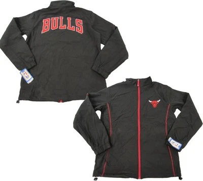 New Chicago Bulls Mens Big & Tall Sizes Majestic Full Zip Hard Shell Jacket $90 - Image 1 of 4