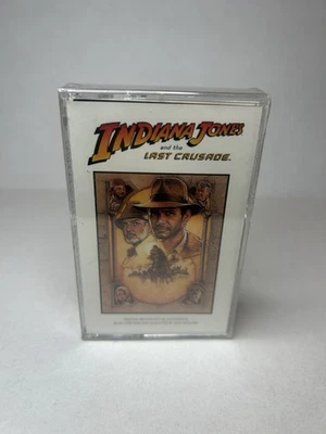 Indiana Jones and the Last Crusade Cassette Original Soundtrack New Sealed Foto 1 de 4