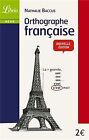 Orthographe Française De Baccus, Nathalie | Livre | État Très Bon