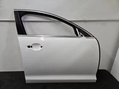 10-13 Jaguar XJ X351 Front Passenger Right Door Shell Assembly White C2D1160 - Image 1 of 4