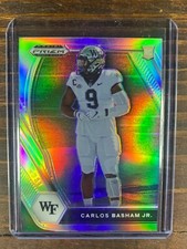 Carlos Basham Jr. Football Rookie Card #139 Panini Prizm Silver Bills NFL RC SP
