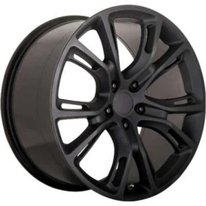 2012-2020 Jeep Grand Cherokee SRT8 Replica Wheel Rim Matte Black 20x10" - Picture 1 of 1