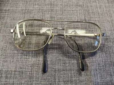 Óculos masculinos Charmant prata 145 retrô *SOMENTE ARMAÇÃO* - Imagem 1 de 4