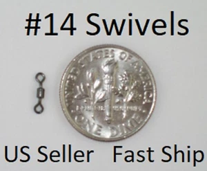 40 Premium #14 Vorfach Micro Mini Rollwirbel Fliegenfische oder Finesse + KOSTENLOSER VERSAND! - Bild 1 von 5