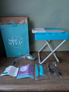 Salon Step Deluxe Adjustable Footrest At-Home Pedicures Fan Magnifier Light OPEN - Picture 1 of 7