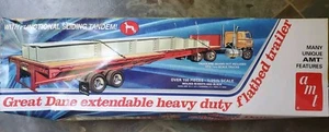 1:25 Scale AMT AMT1111/06 Great Dane Extendable Heavy Duty Trailer Kit NEW - Picture 1 of 5