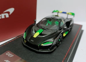 1/43 McLaren Senna Black Brazilian Flag Edition Resin model - Picture 1 of 9