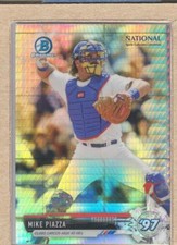 Mike Piazza BNR-MP 2017 Bowman Chrome National Convention Refractor