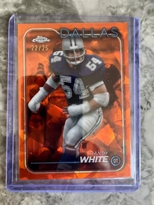 2024 Topps Chrome Sapphire - Randy White #48 Orange /25 - Dallas Cowboys - Picture 1 of 3