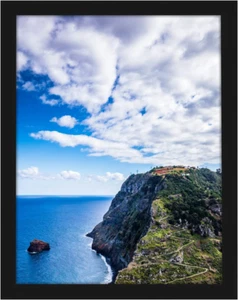 8x14 Black Picture Frame, Tabletop and Wall Mounting Horizontally or Vertically, - Picture 1 of 12