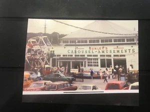 CARTOLINA NON SPEDITA NEW YORK, BALDWIN L.I.- CAROSELLO E DIVERTIMENTI DI NUNLEY - Foto 1 di 3