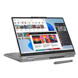 Lenovo 14" WUXGA 2-in-1 Touch Laptop, Intel Core 5, Iris Xe, 8GB/256GB, Backlit - Picture 1 of 7