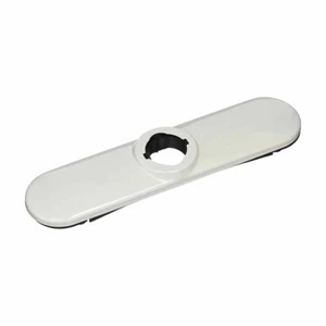 Moen Escutcheon and Gasket Kit Deck Plate Kitchen Faucets White, 123244W - Picture 1 of 2