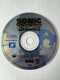 Sonic 3D Blast (Sega Saturn 1996) US Version Authentic Tested & Working